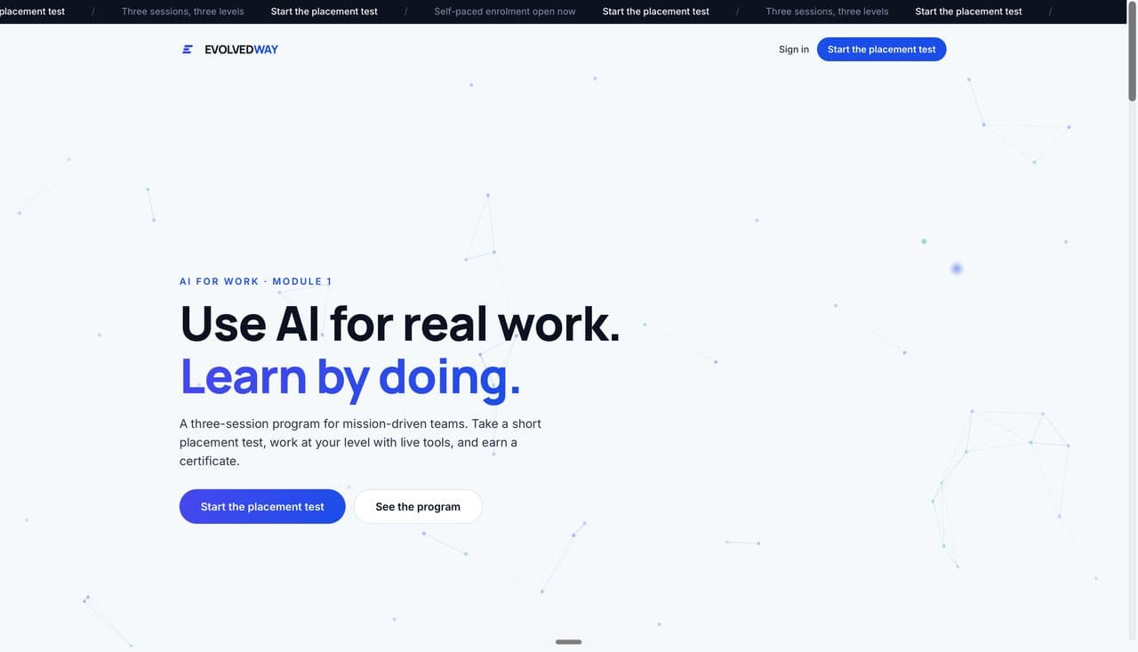 EvolvedWay website